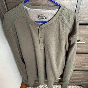 Thermal lined long sleeve shirt